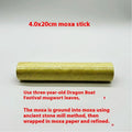 Stone moxibustion gua sha jar set with moxa sticks, essential oil, and traditional Chinese medicine tools
