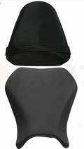 Large PU leather front and rear seat bags for a Suzuki GSXR1000 motorbike.