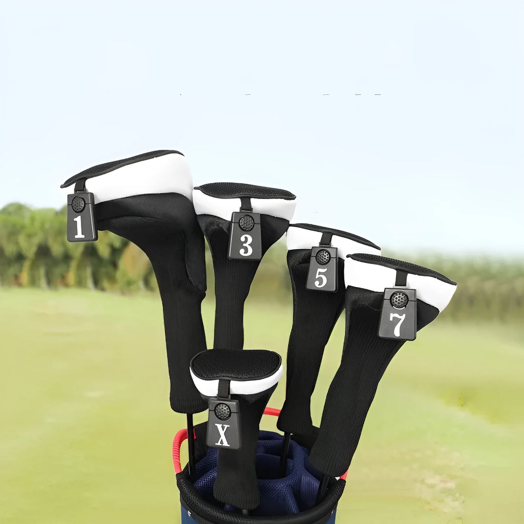 Golf protective case in orange colour for club storage and travel