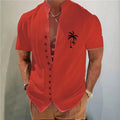 Youth wearing a short sleeve cardigan with a geometric 3D floral print pattern.
