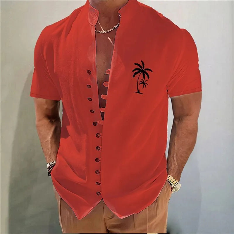 Youth wearing a short sleeve cardigan with a geometric 3D floral print pattern.