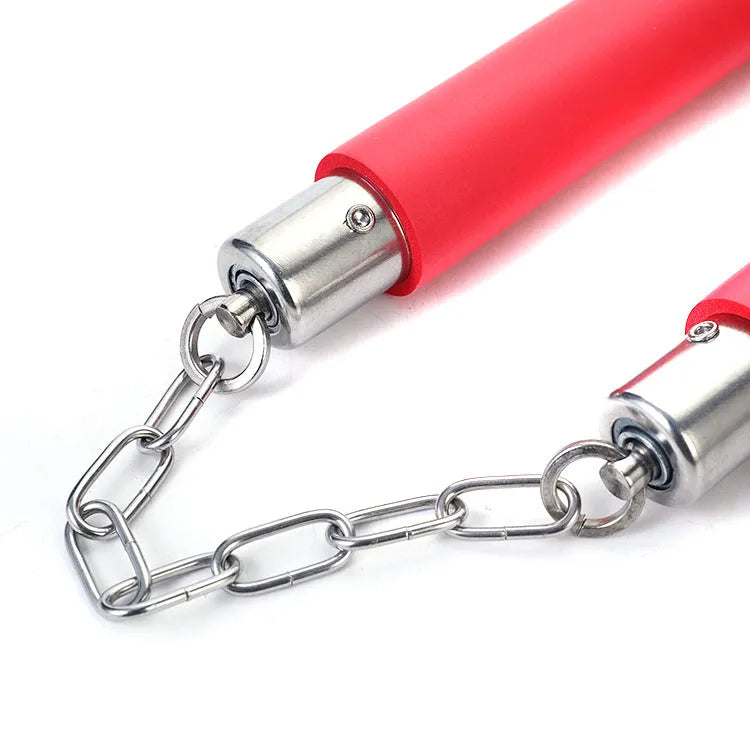 EVA sponge nunchaku for children beginners practice double jointed stick in multiple colours