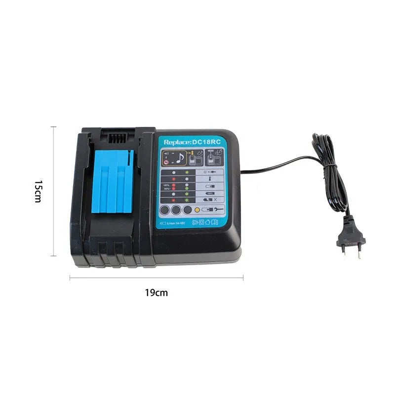 18V 6000mAh lithium battery pack for Makita electric tools with EU charger