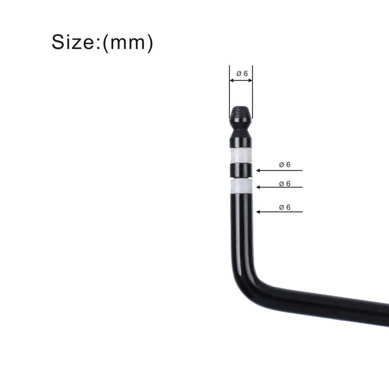 Direct plug-in metal guitar tremolo bar in black, blue, gold, and silver chrome finish options.
