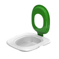 Fifth generation blue cat litter training toilet with removable absorbent mat