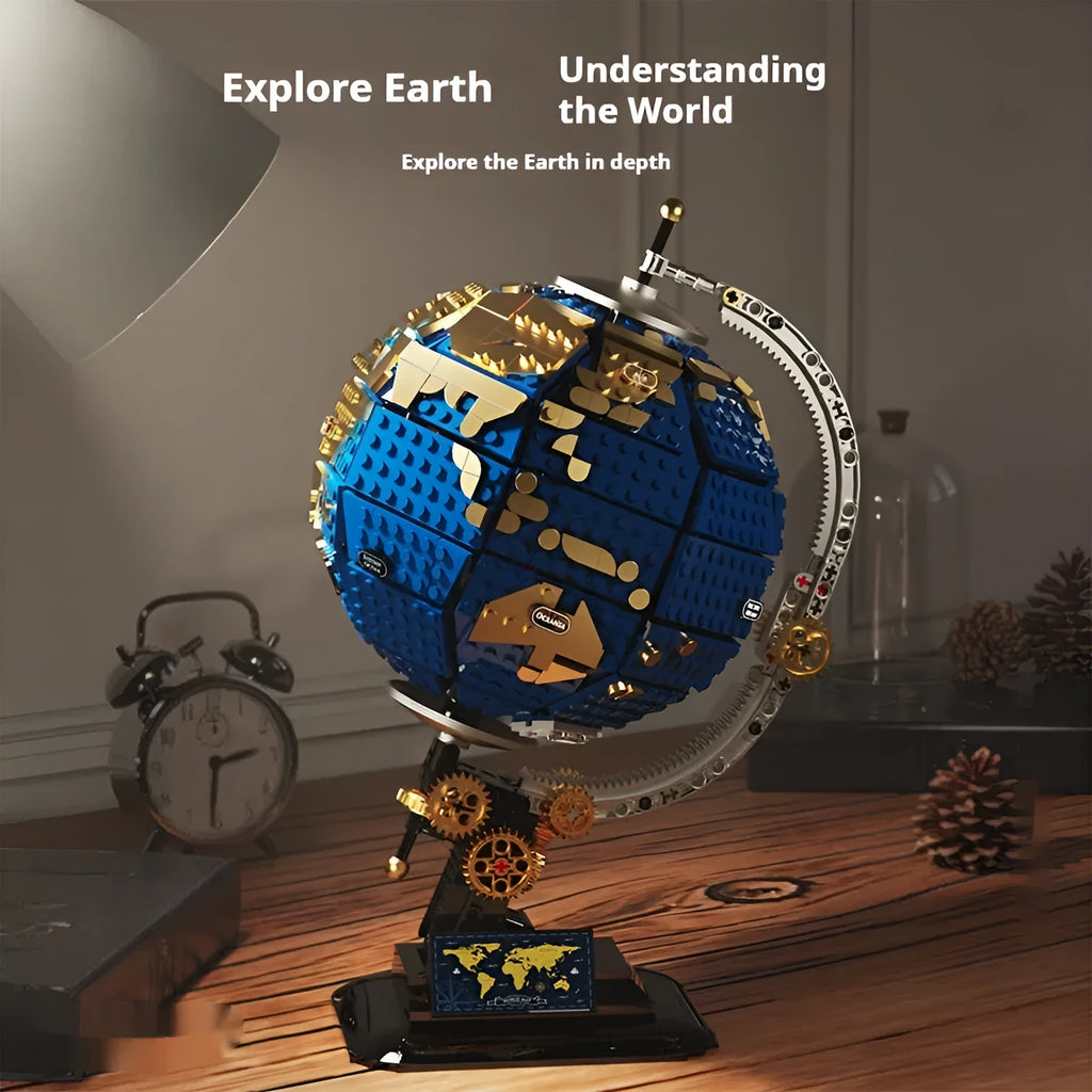 T1008 Discovery Series Earth Instrument building blocks assembled model display