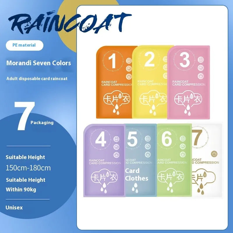 Disposable full body raincoat in charming purple with adult and children's sizing options