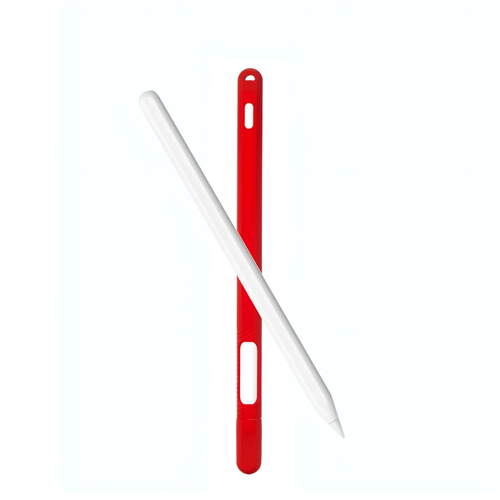 Silicone touch pen set storage protective cover for Apple Pencil 2 in soft grip design