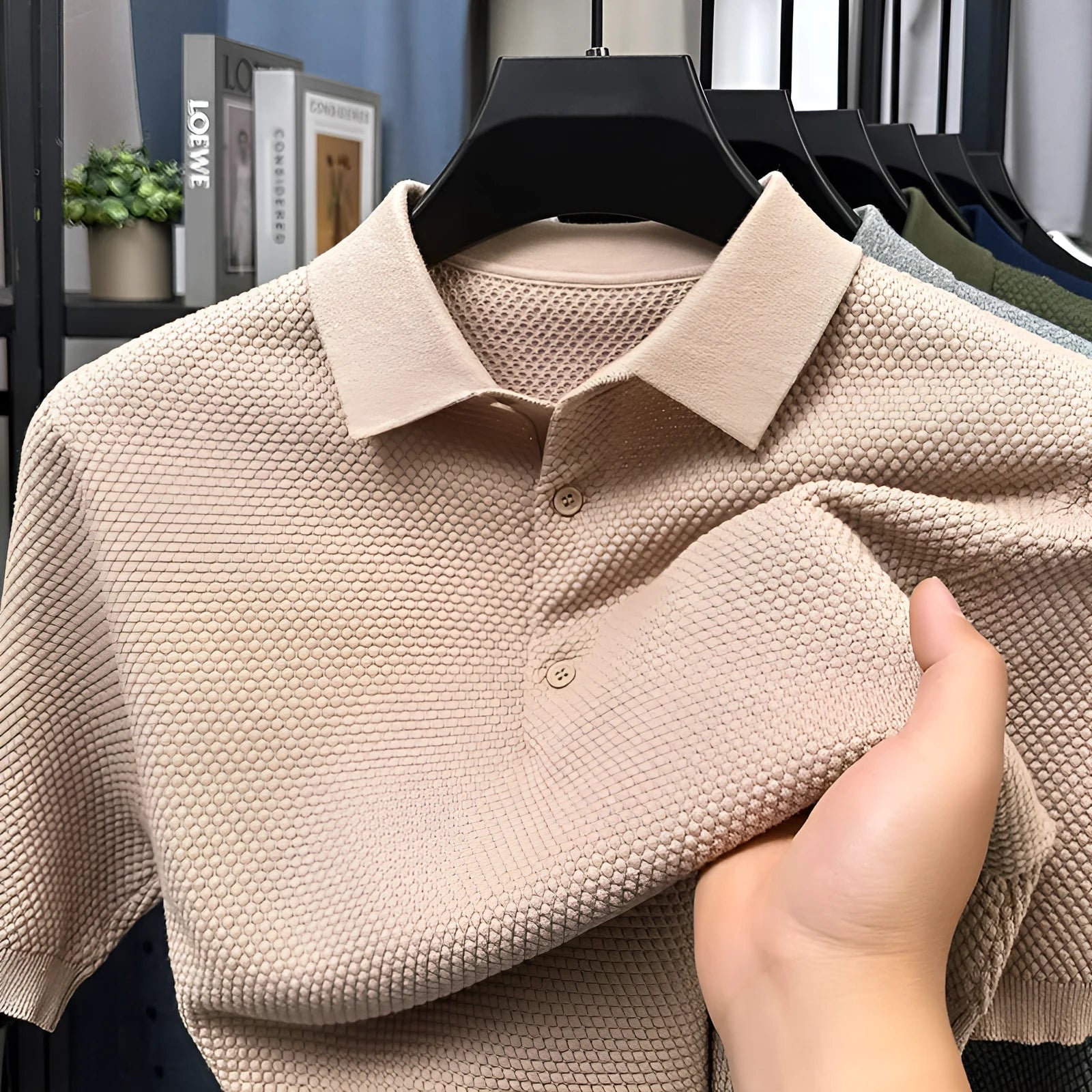 Loose fitting short sleeve cotton pullover sweater in various colours