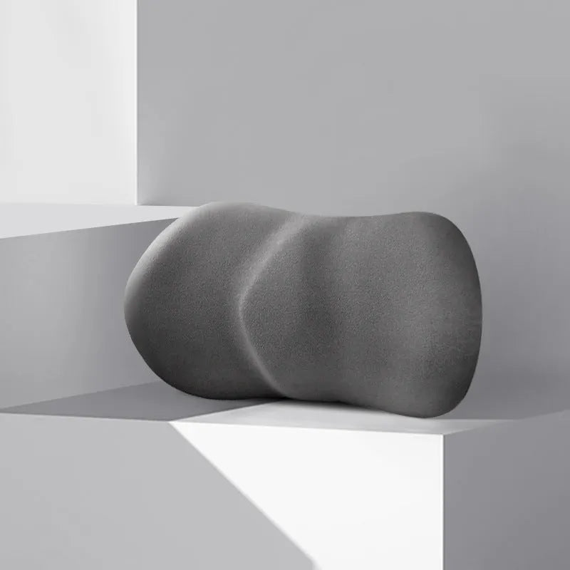 Car seat headrest pillow and lumbar support cushion set in five colour options