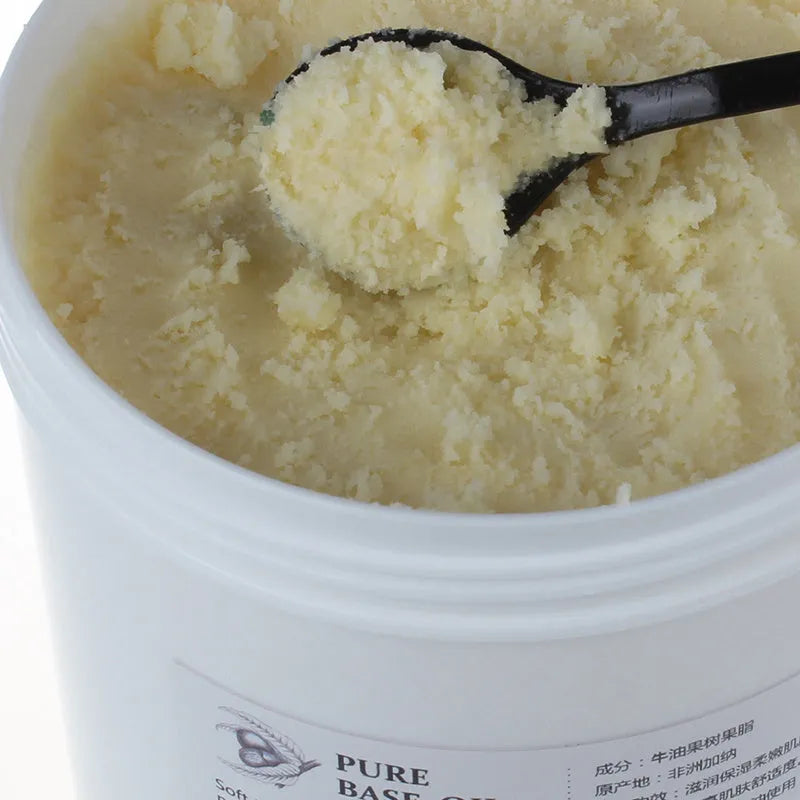 Shea butter cosmetics 100g moisturising cream for dry skin in a white container