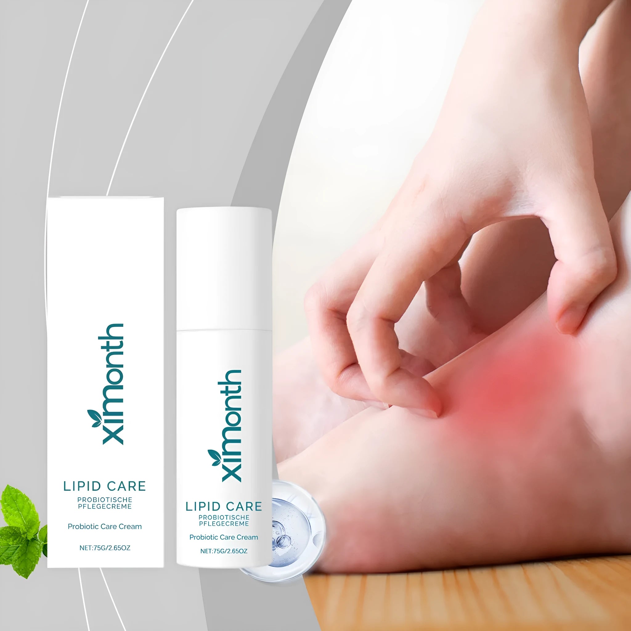75g tube of gentle skin neck repair cream with bifidobacterium and mint leaf