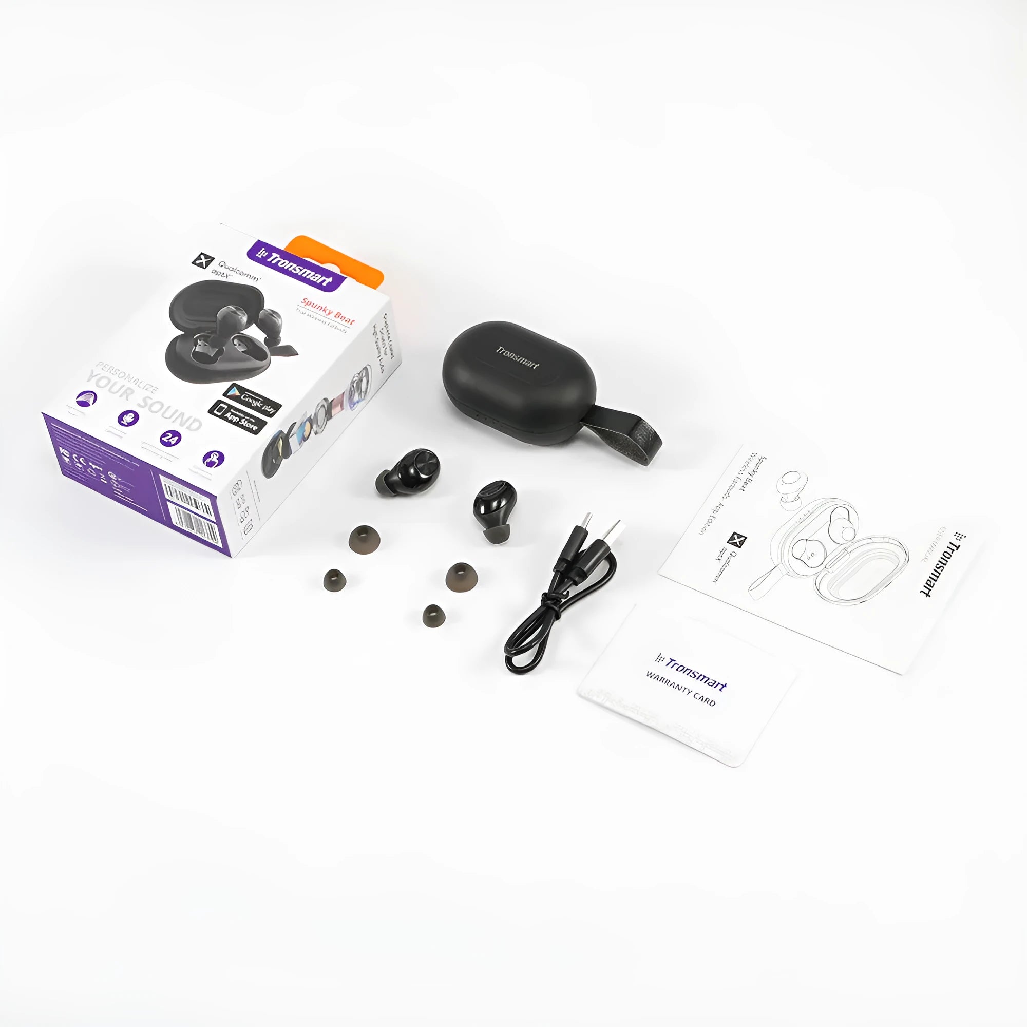 Tronsmart Spunky Beat Bluetooth earphones with touch controls and Qualcomm aptX chip