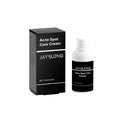 15g tube of acne cream with mint leaf, tea tree oil, and aloe leaf ingredients