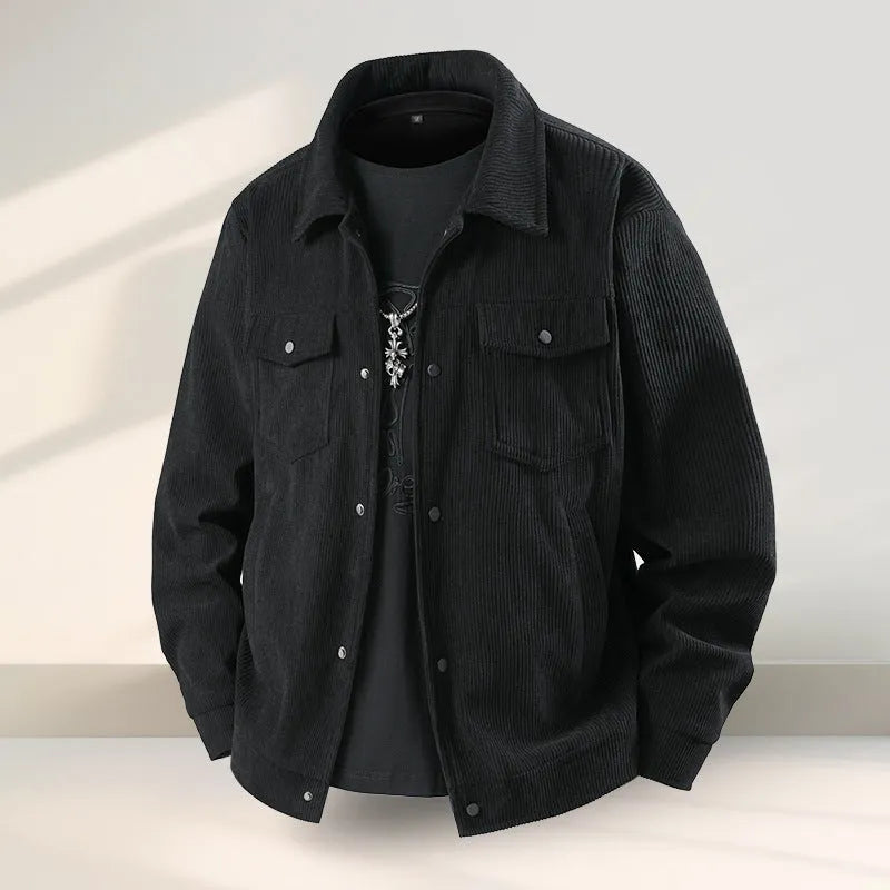 Men's slim fit Lycra coat in black, coffee, white, or green with vinyl lining