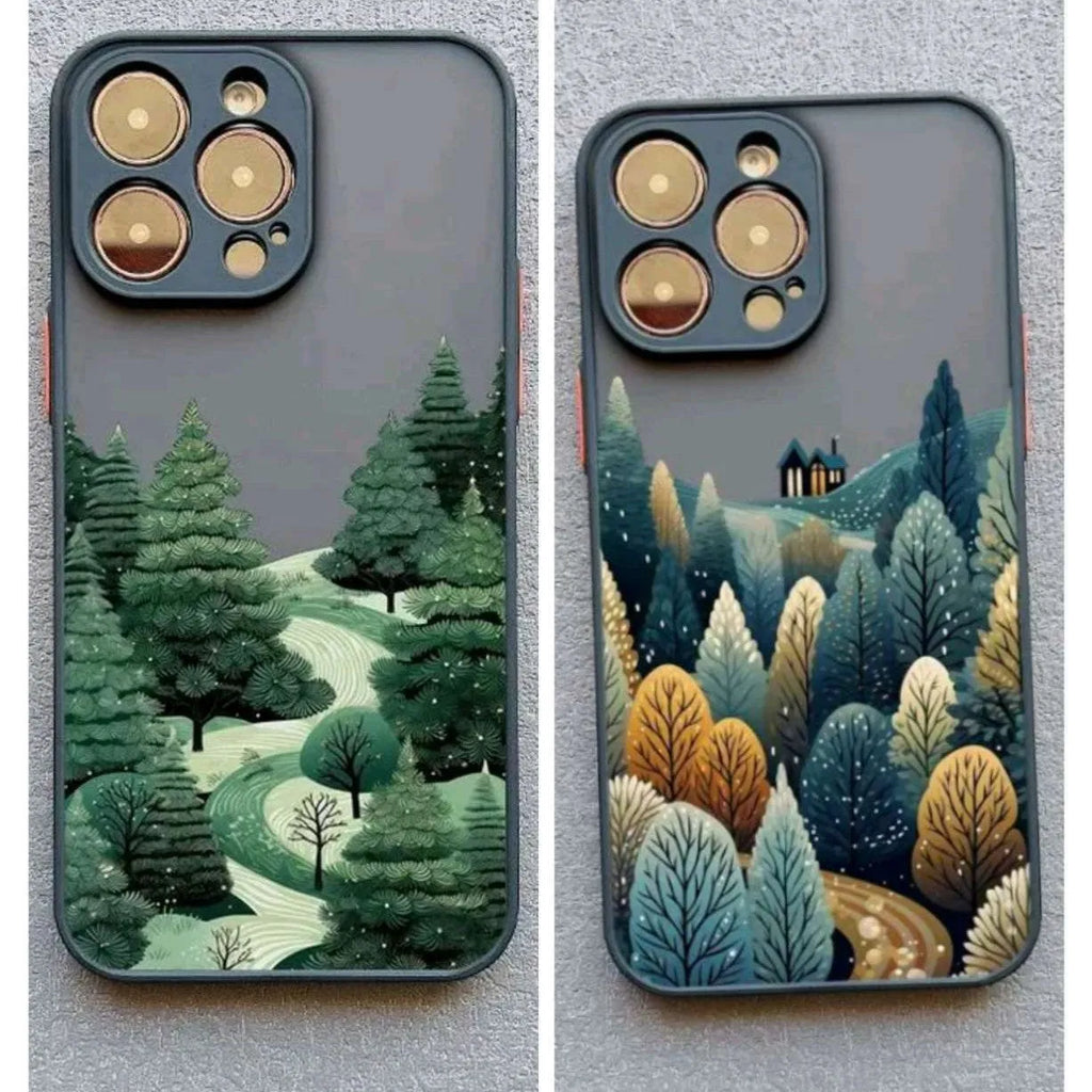 Forest Snow Advanced Green hard PC phone case for Apple iPhone with sprayed matte finish