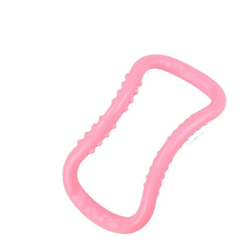 Purple blue or pink yoga ring stretching bracelet for Pilates roller back opener exercises