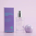 Portable probiotic oral spray 20ml in a white bottle with blue cap on a clean background