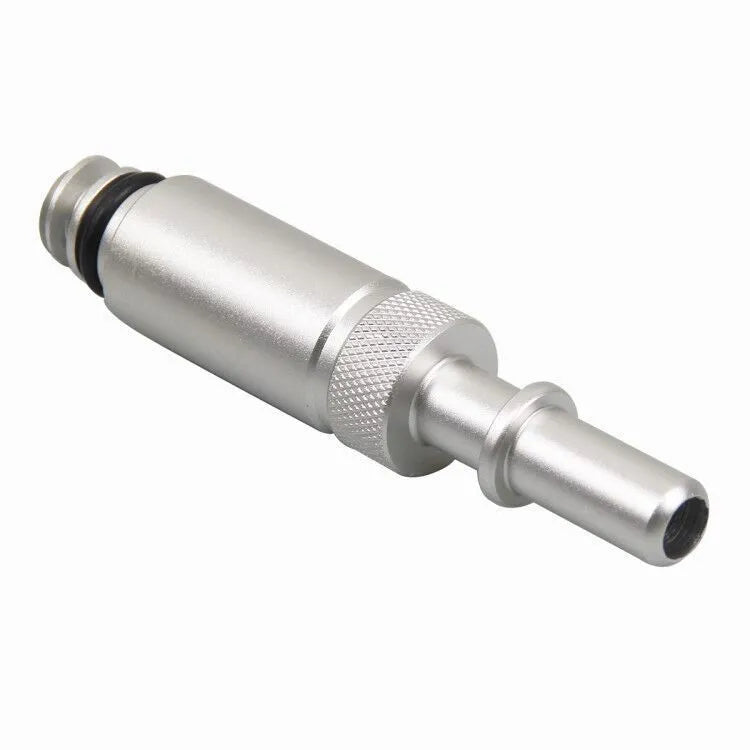 Silver metal VAS6262-9 transmission refuelling joint tool for automotive servicing.