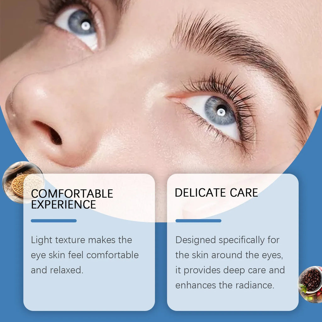 Viareline collagen firming eye cream 15g container with tripeptide extract