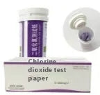 Chlorine dioxide test paper bottle containing 50 pieces for water quality detection