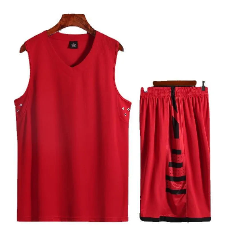 Black sleeveless basketball training vest on a mannequin, part of a unisex sportswear set.