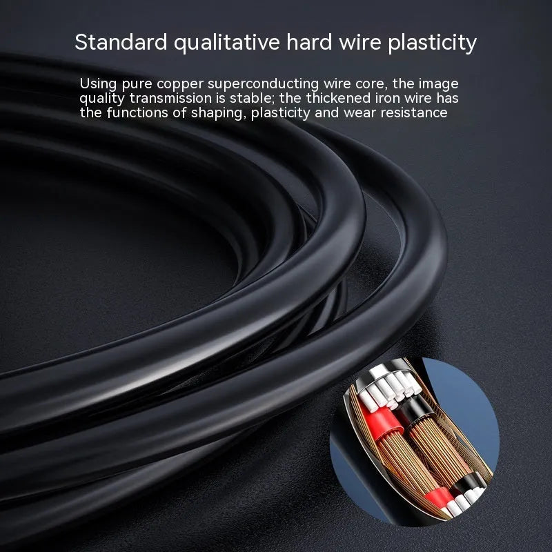 Waterproof HD inspection camera with 8mm probe for automotive and plumbing pipeline visual inspection