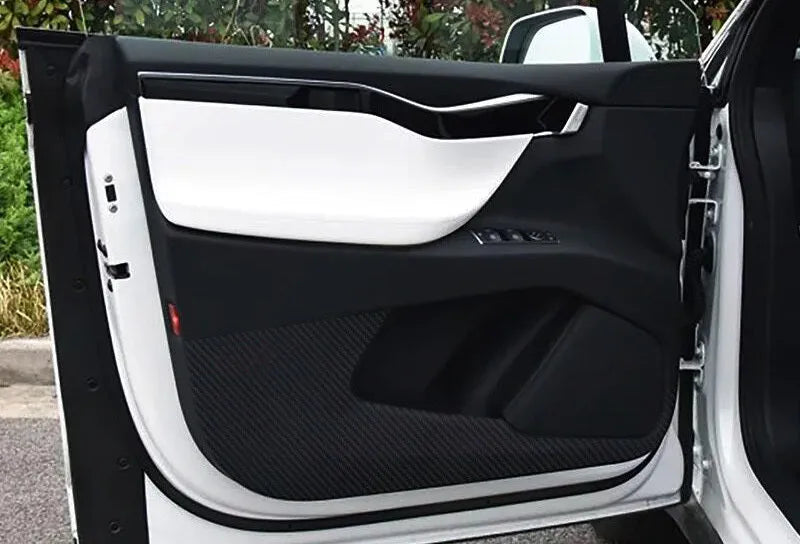 4-piece clear protective film kit for Tesla Model S car door control panels