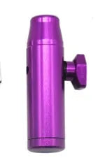 Aluminium alloy bullet-shaped cigarette holder with 53mm flat head height in multiple colour options