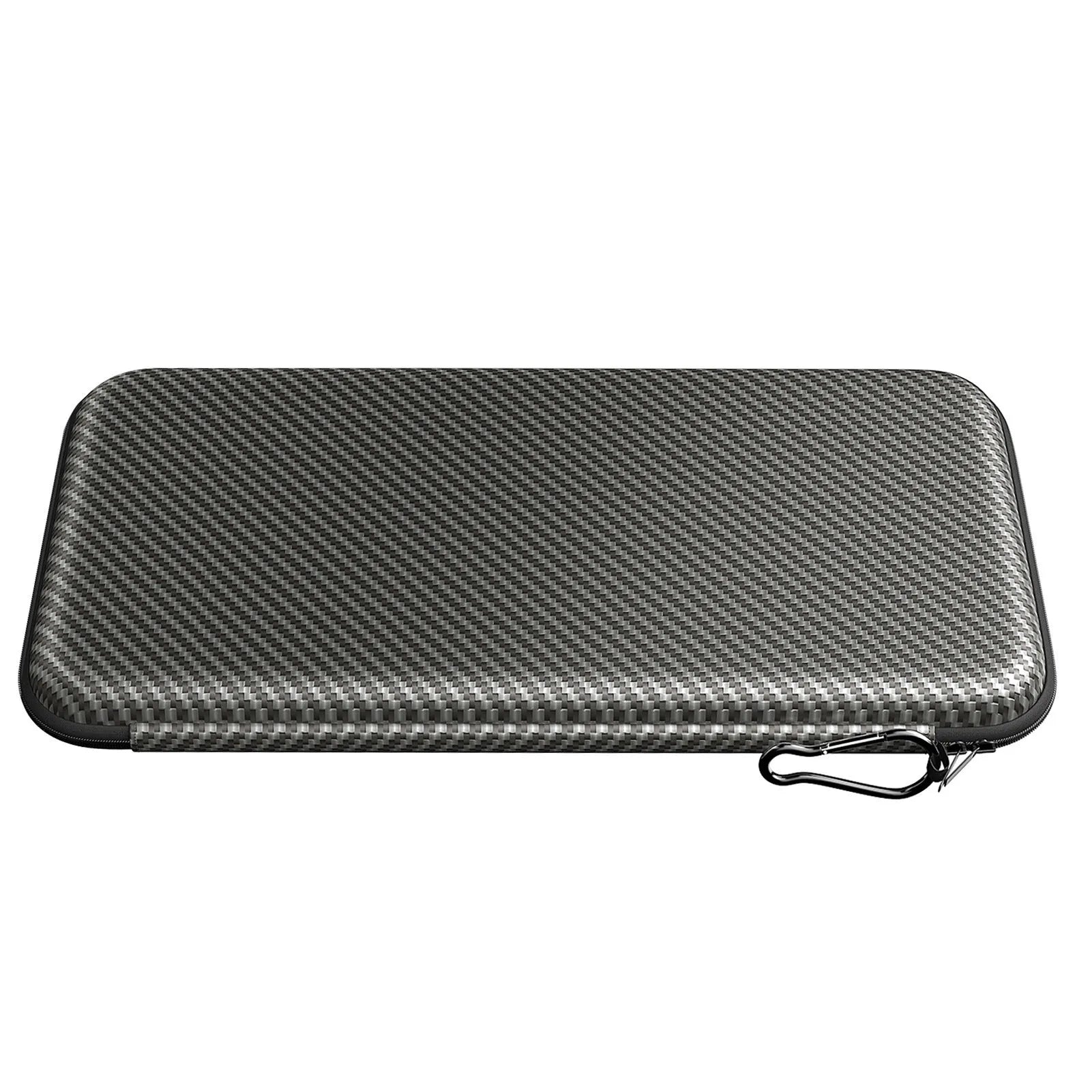 Silver grey golf double glove storage bag with two internal brackets and included storage box