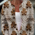 Loose fit women's printed blouse with a lapel collar, shown in a single colour.