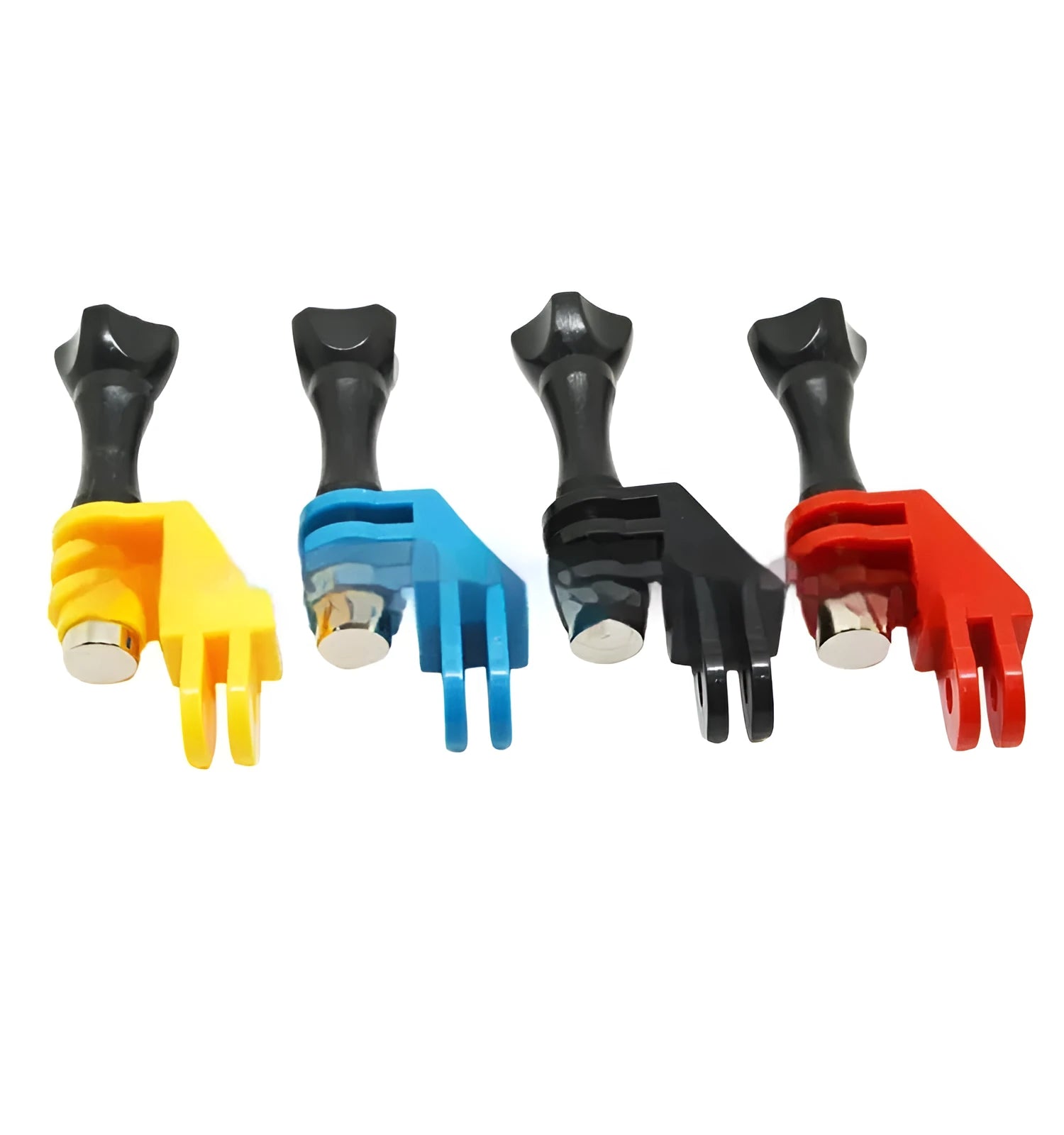 Sports camera corner adjusting arm in black plastic for GoPro multi-angle mounting