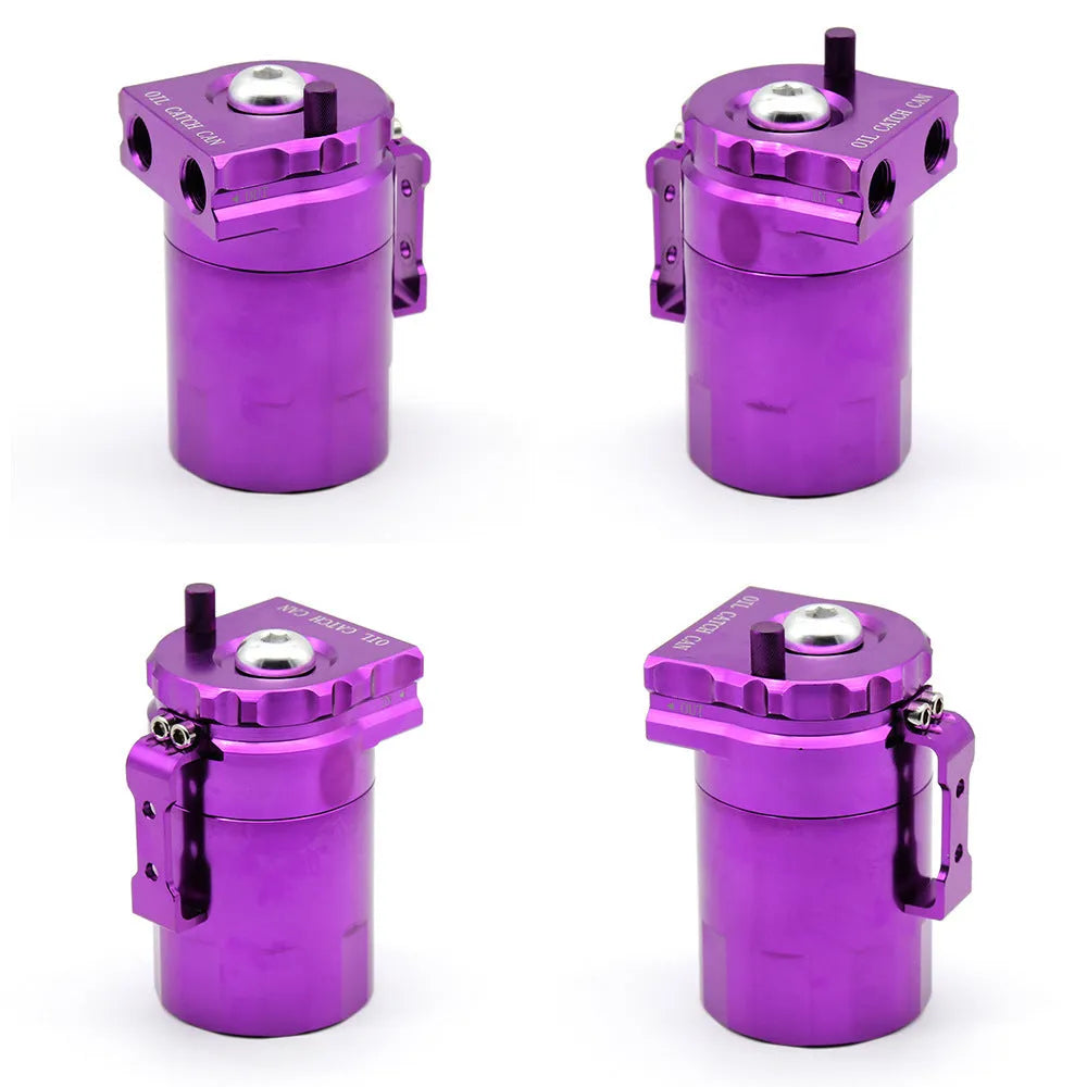 Aluminium alloy engine oil breathable pot in red, blue, black and silver colours for car modification