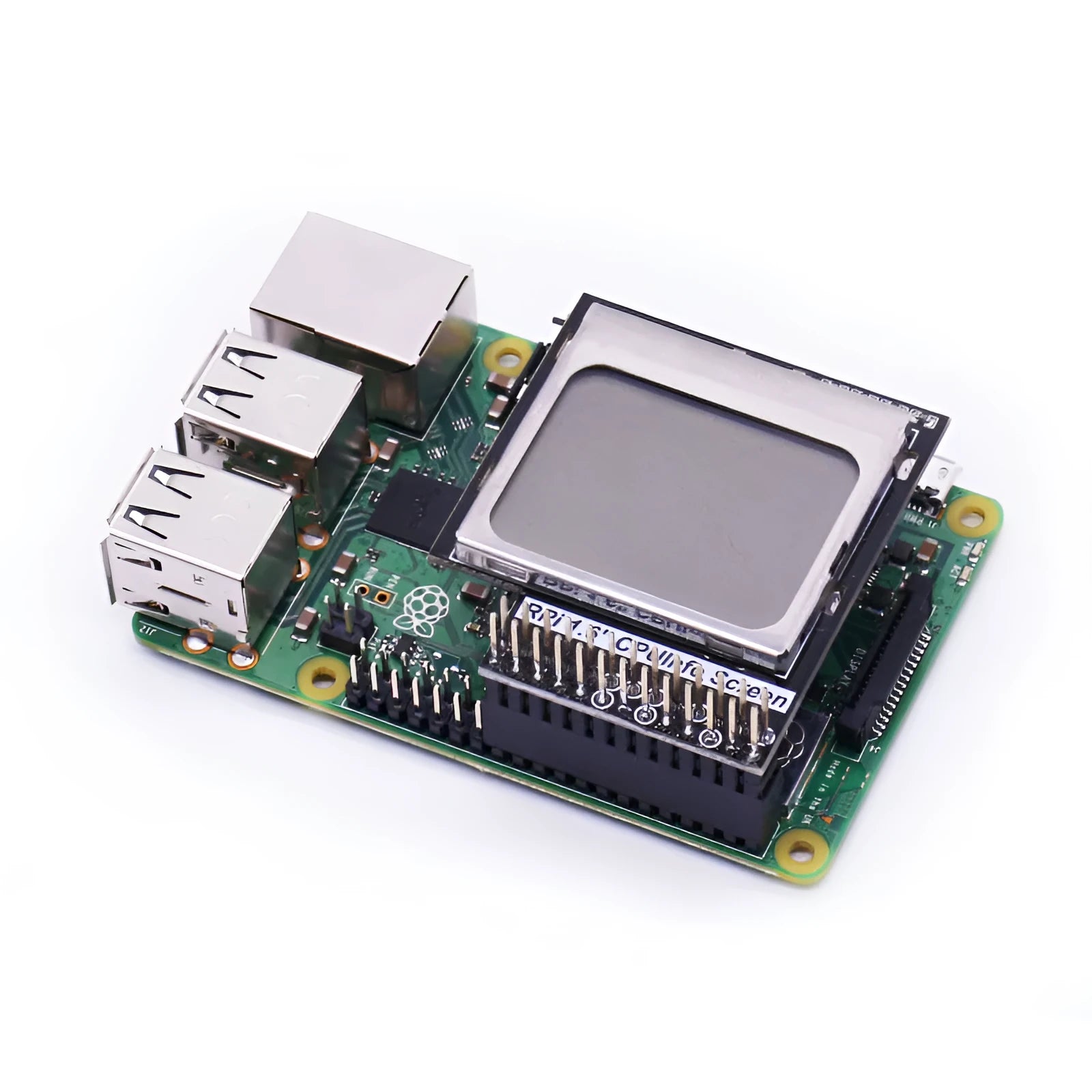 1.6-inch LCD display screen for Raspberry Pi with backlight switch.