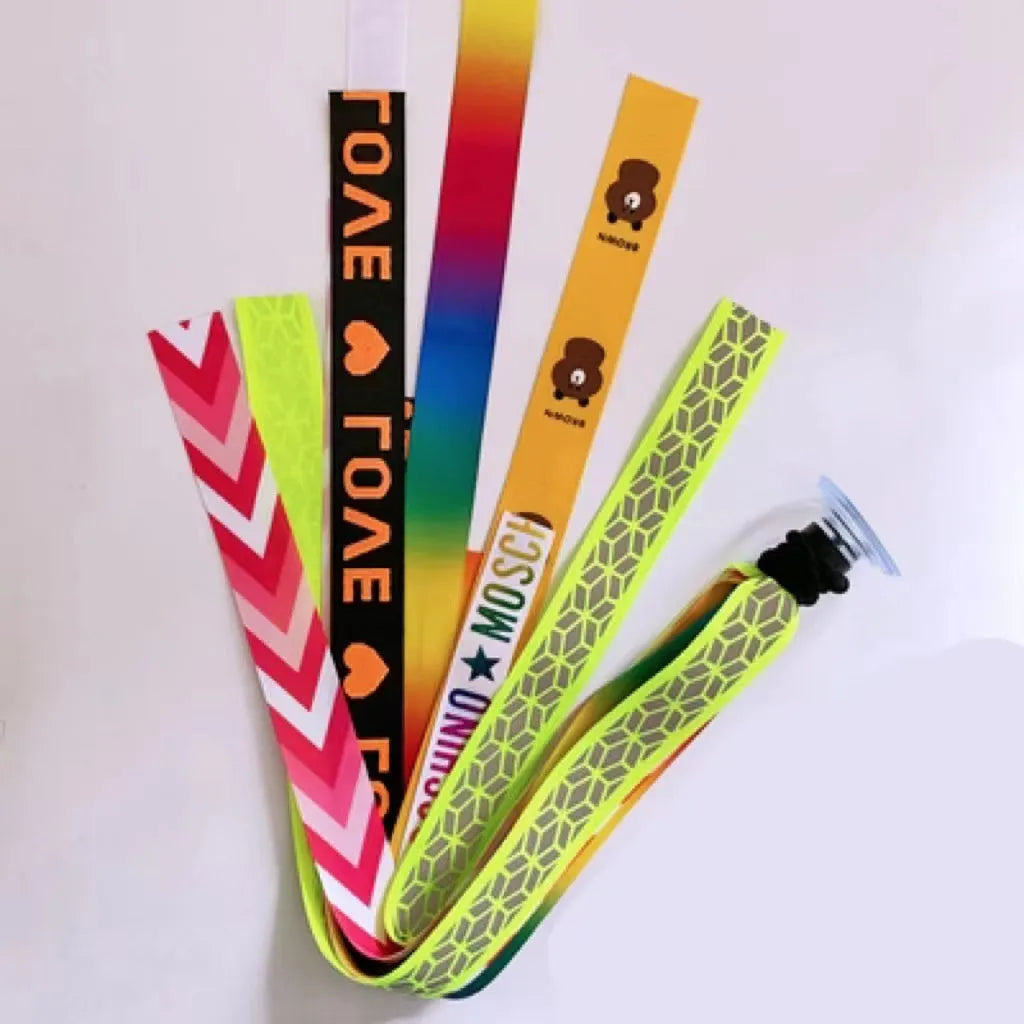 Children's helmet decorative streamer ribbon for roller skating and balance bike helmets in apricot colour