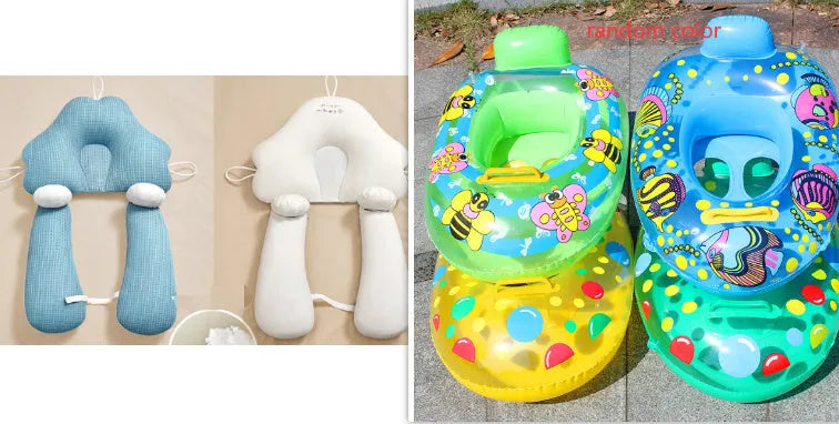 U-shaped baby head shaping pillow in pure cotton with detachable support column
