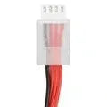 7.4V 1200mAh lithium polymer RC battery with compact rectangular design