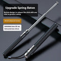 Titanium black automatic spring expandable baton in three sizes: 16-inch, 21-inch, and 26-inch
