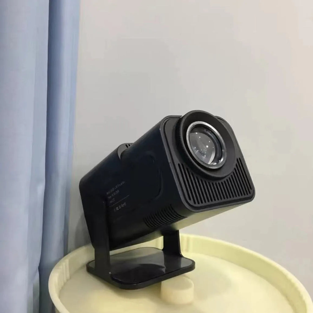 720p wireless home projector unit on a table