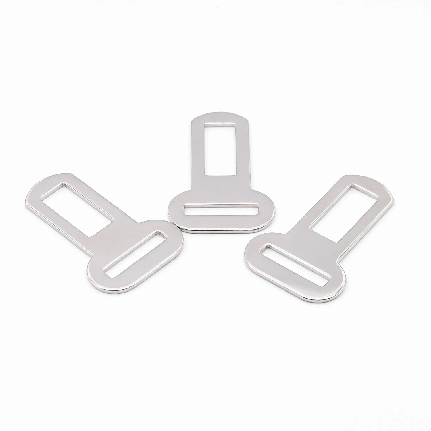 26mm silver metal pet safety belt buckle for dog leash and car restraint