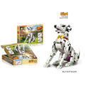 Animal spotted dog children educational building blocks toy with small plastic bricks Dalmatian colour option 7075