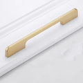 Modern gold T-shaped aluminium alloy single-hole cabinet handle