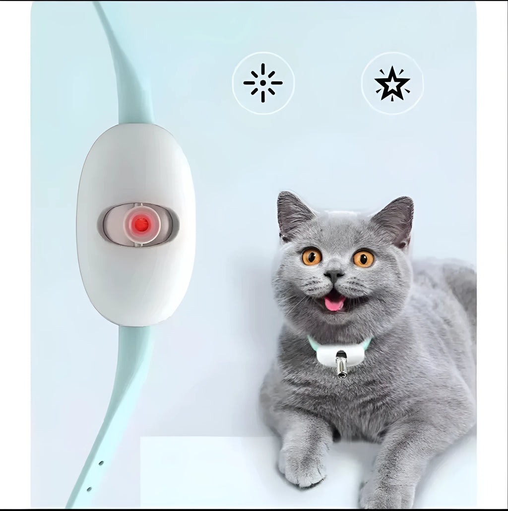 Automatic cat teaser kitty laser pen light with PC TPC material in monochrome colour for indoor cat play