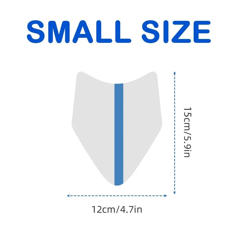 Transparent aircraft-shaped PE film anti-wear stickers for inner thigh moisture protection in multiple pack sizes
