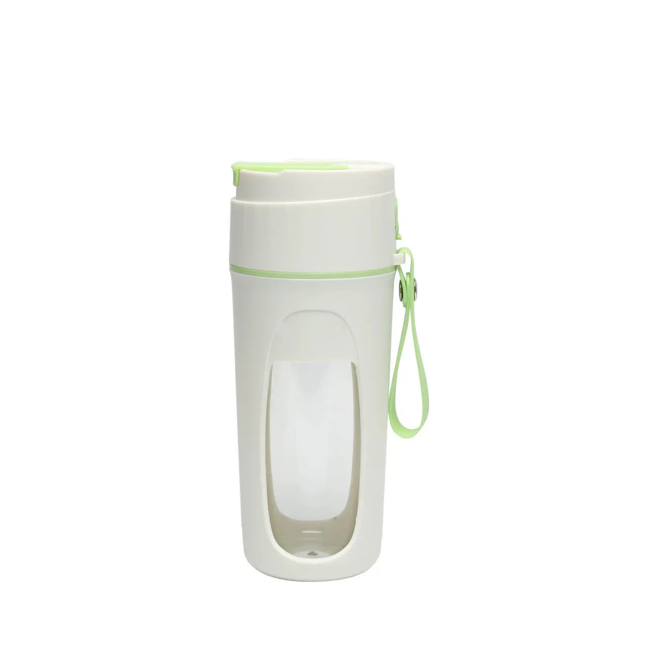 Portable USB-charged blender with borosilicate glass cup in Fresh Orange colour