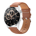 Smart Bluetooth watch with 1.32-inch IPS HD screen, silver steel belt, and offline payment icon on wrist