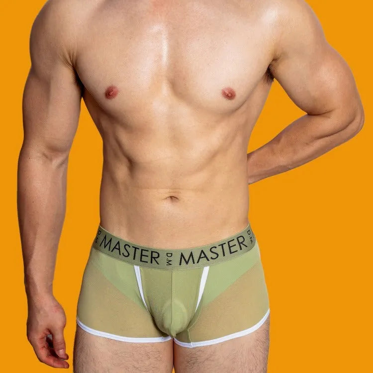 Men's ice silk casual shorts in low waist design with quick-dry function