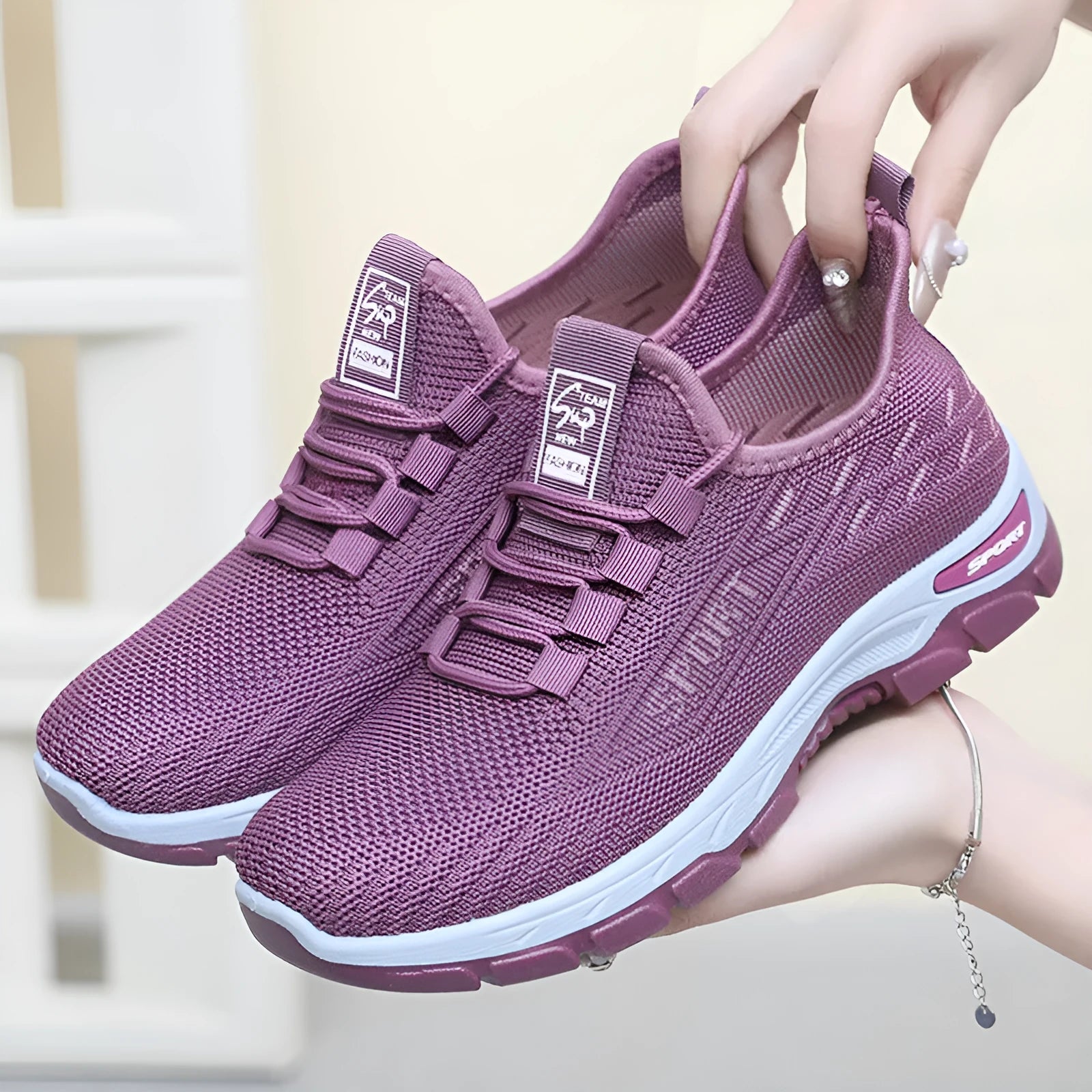 Casual PVC sneakers in multiple colours showing low-top design with round toe and flat heel