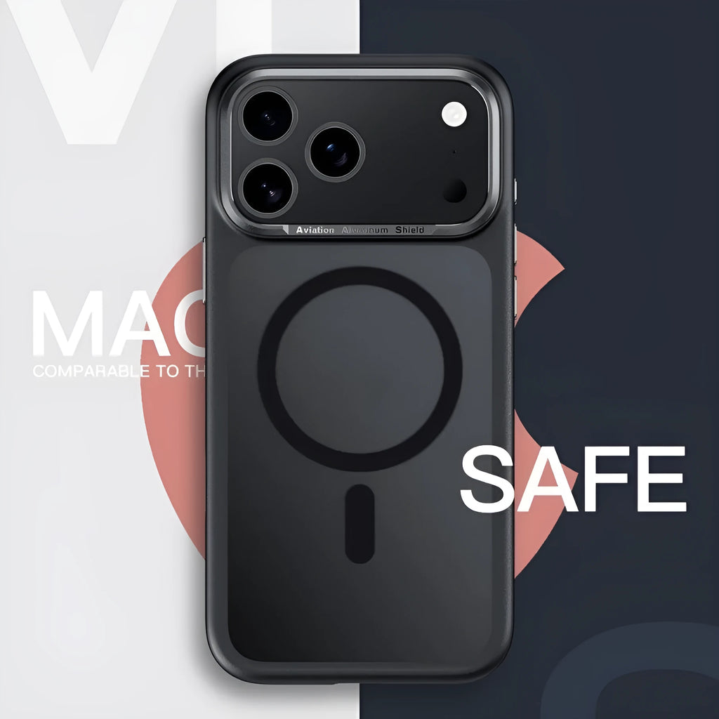 Frosted magnetic TPU protective phone case for iPhone 17 in multiple colours on a white background.