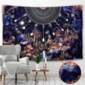Nordic style polyester tapestry wall hanging in one of four available sizes